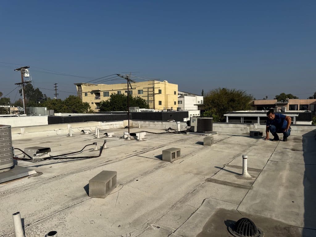 Flat roof repairs Southern California